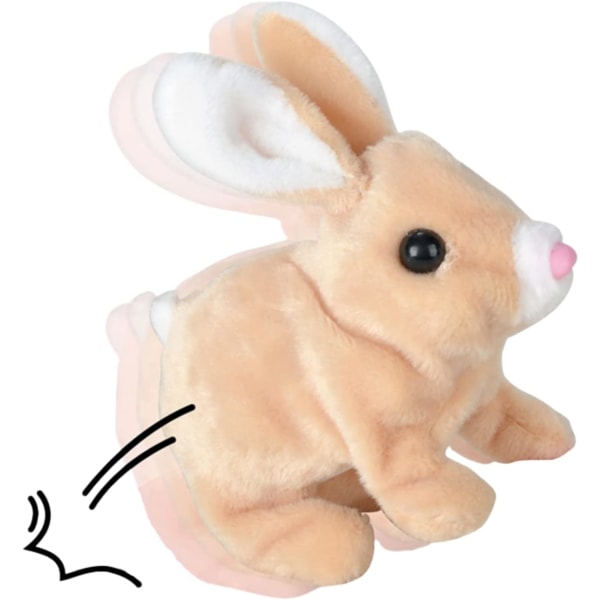 Kaninlegetøj, pædagogisk interaktivt legetøj, kaniner kan gå