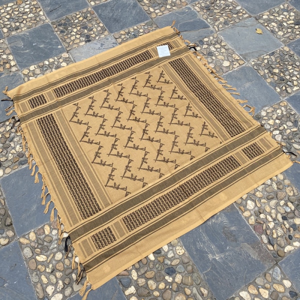 Fortykket udendørs arabisk firkantet tørklæde, magisk tørklæde, speciel
