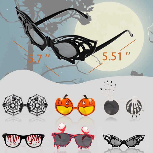 6 Pack Halloween Party Glasses Uutuus Halloween Party