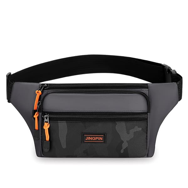 Mænds 4-rums fanny pack (Grå)