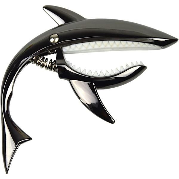 Shark Capo, toneklemme i zinklegering til akustisk, folk, elektrisk guitar