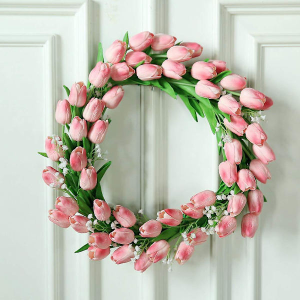 10 stk kunstige blomster falske blomster tulipan latex materiale ekte T