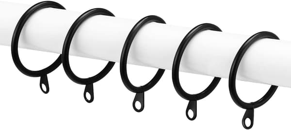 60 st. Gardinringar, Gardinringar och Stänger, 38 mm Innerdiameter