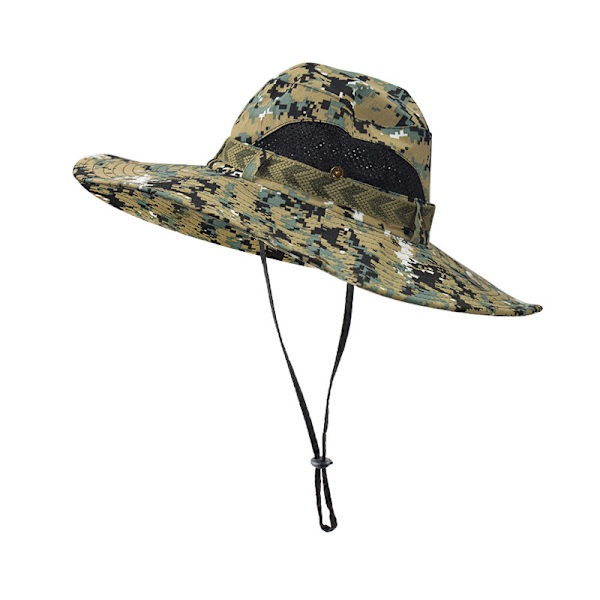 Bomull - solskydd hatt fiskare hatt hink hatt anti - UV s