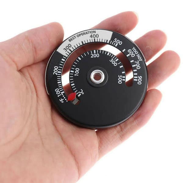 Magnetisk vedspisrörs termometer spis rökbrännare temp