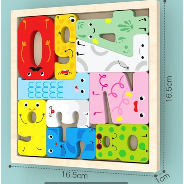 Träpussel för barn, Fruktträpussel Baby Interlocking