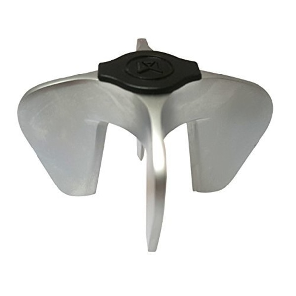 2-delad klorampagneflasköppnare Basic Steel 7 x 7 x 6 cm