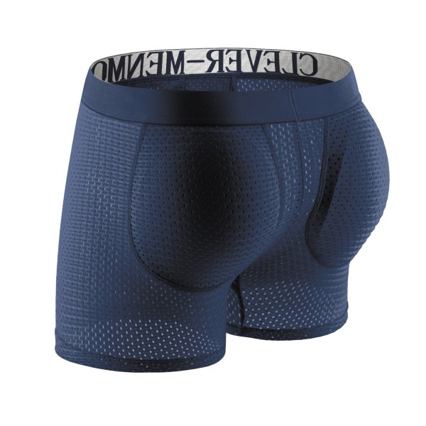 1 st Sexy herr vadderad underkläder mesh boxare rumpa lyftare Enl
