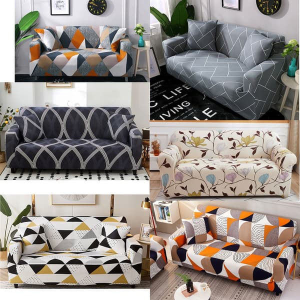 Stretch Sofa Cover med Armrests Stretch Armchair Cover Magic Un