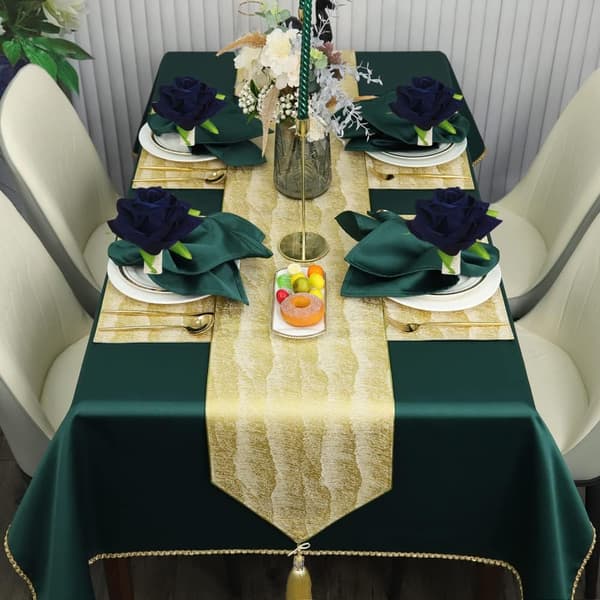 12 Emulerede Blomsterservietringe (Skjult Blå), Bryllupsreception