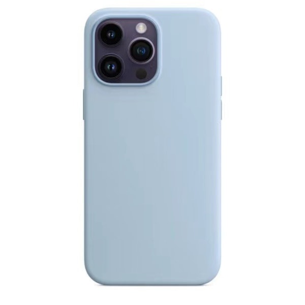 Silikonetui med MagSafe til iPhone 14 Pro - Himmelblå