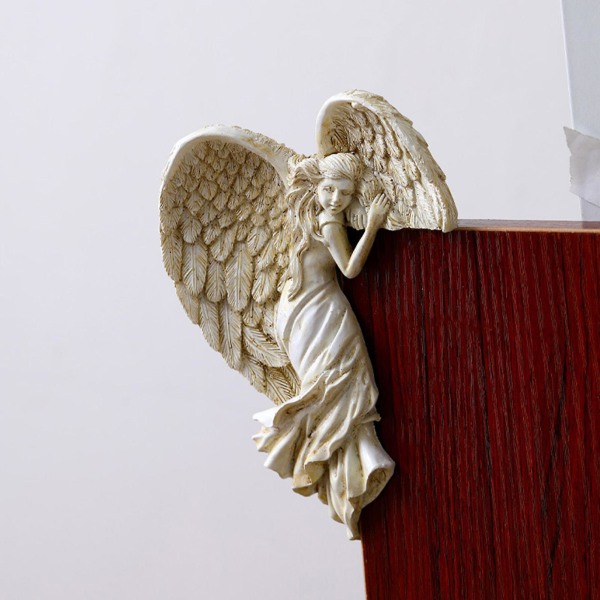 3D enkeli oven karmi sisustus Creative Corner patsas 3d Creative Vin