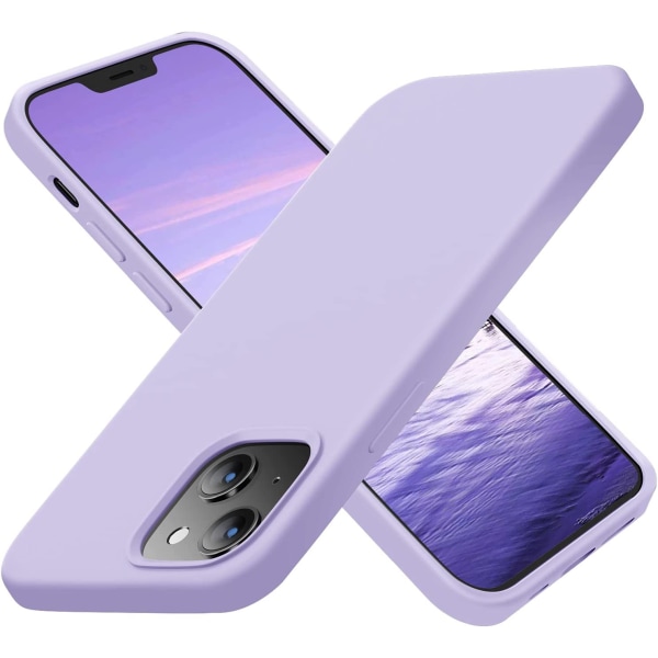 Suunniteltu iPhone 14 -kotelolle, violetti silikoni ultraohut Shockpro