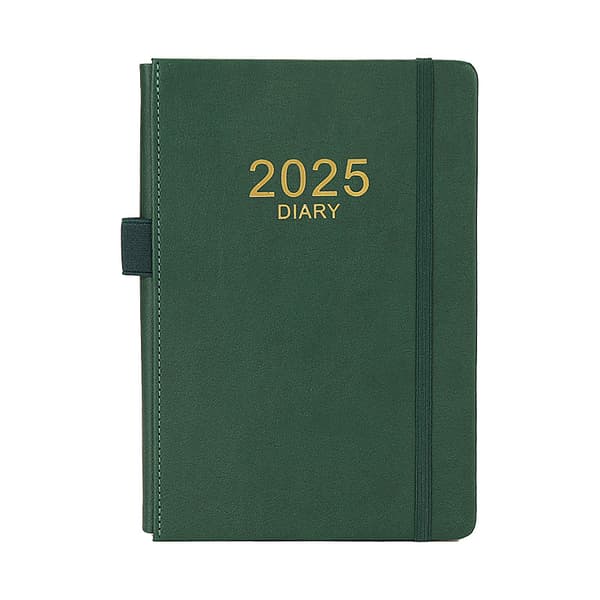 2025 Daily - Hardcover Dateret A5 Planner - Engelsk