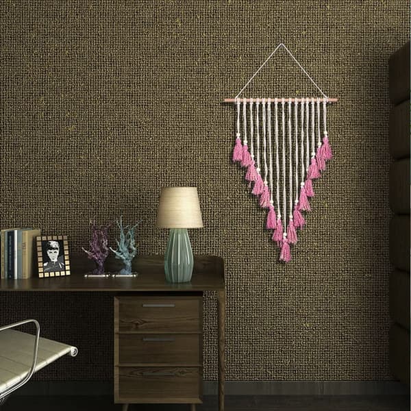 Macrame veggteppe - Bohemsk chic geometrisk veggteppe