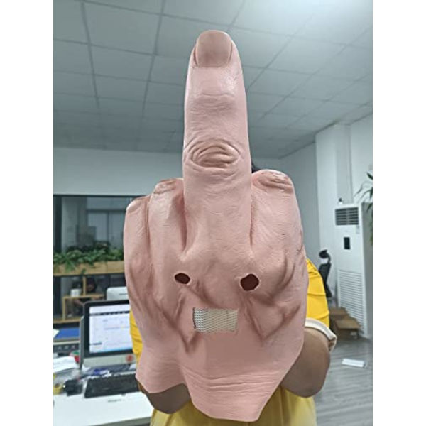 Läskiga fingrar mask nyhet långfinger fest mask halloween c