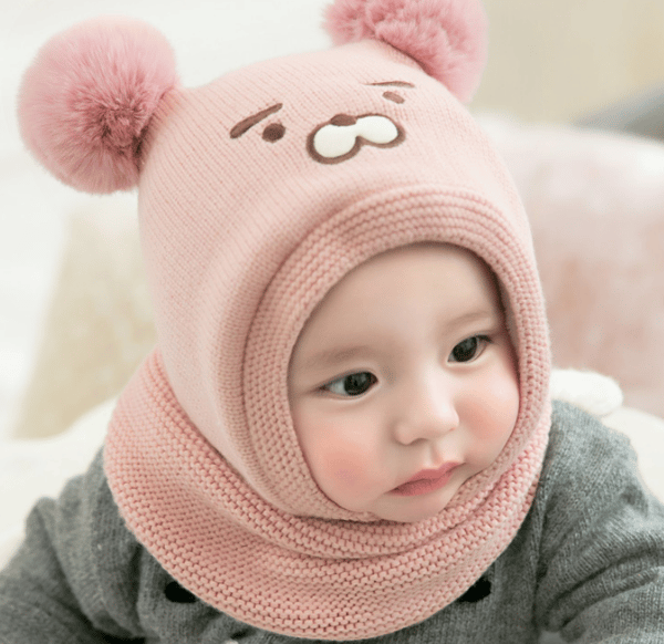 Baby hat prinsesse mor efterår og vinter baby dreng pige bab