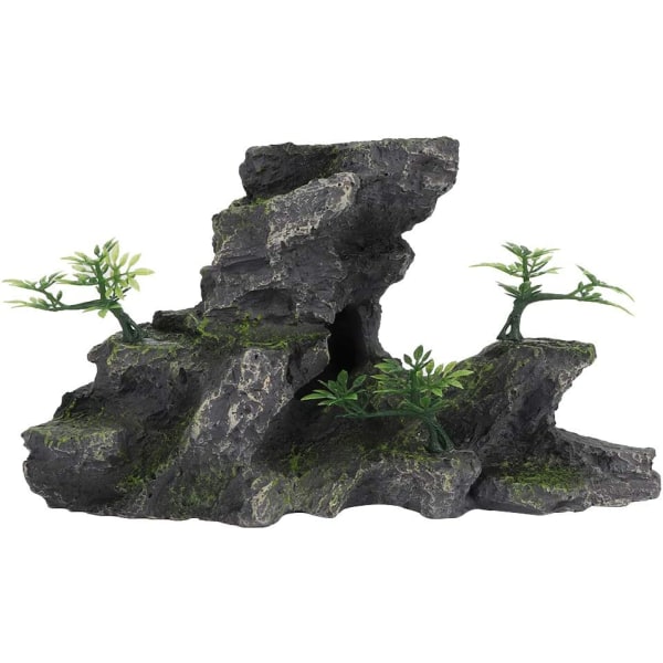 Aquarium Ornament, Simulation Resin Rockery-Shape Cave Fish Tank