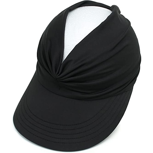 Dame Sol Visor Hat Bred Skygge Sommer UPF 50+ UV Beskyttelse
