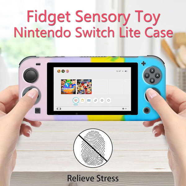 (Rosa) 1 st Kompatibel Nintendo Switch Lite Fodral Skyddande Skal