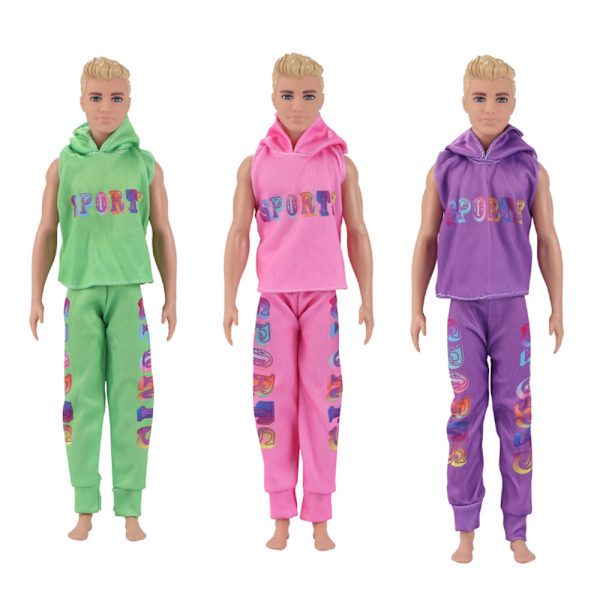 3 kpl 30 cm Bobby fashion -nukenukkeja (malli G)