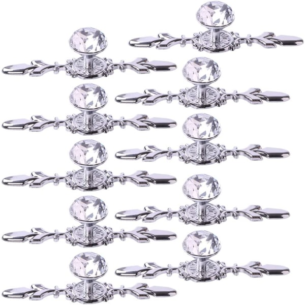 Crystal Drawer Dresser Knobs Pulls Handles,10pcs 4.7" Diamond Ca