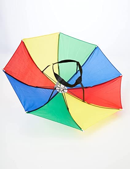 Paraplyhatt, flere farger
