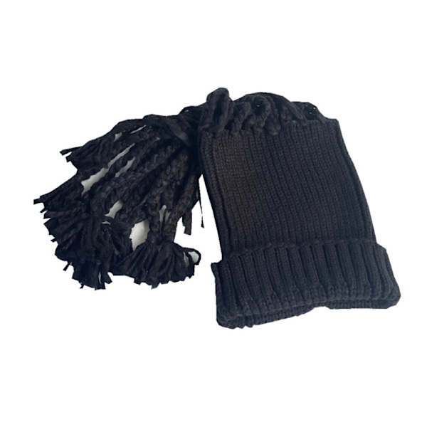 Personlig tofs smutsig fläta hatt stekt kyckling cool stickad