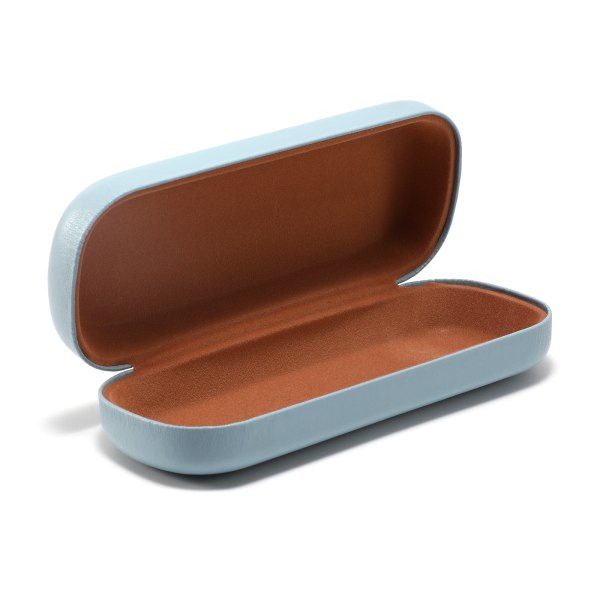 Hårt case(blått), PU-läderglasögonlåda, Portable Protect