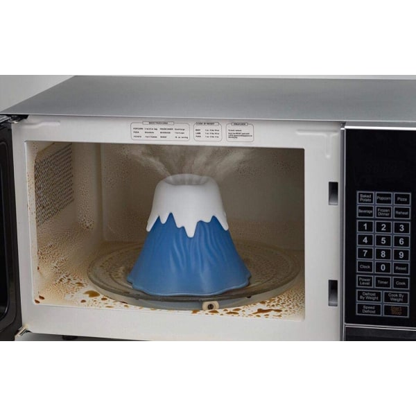 Volcano Microwave Oven Cleaner（Blå） Køkken Gadget Vand og Vi