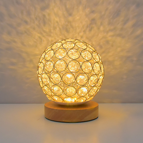 Uppladdningsbar LED energibesparande nattlampa sovsal sovrumssäng