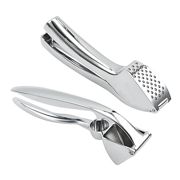 Valkosipulipuristin Paksuuntunut Peili Sinkkiseos Valkosipulin Murskain, 15.6cm