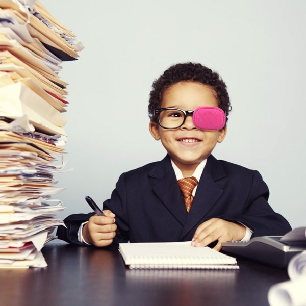 6 stk. Amblyopia Pink Eye Patch til briller, Behandling af dovent øje og Str