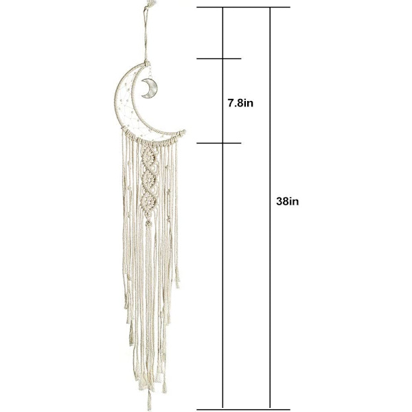 Unelma-amuletit, Kuu-unelma-amuletit, Huonekoristeet, Koti sisustus, Bohem