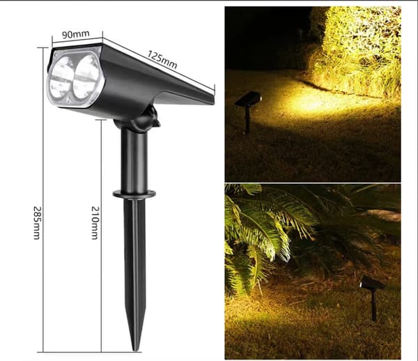 Linkind Solar Have Lamper med Bevægelsessensor, Udendørs Solar Lig