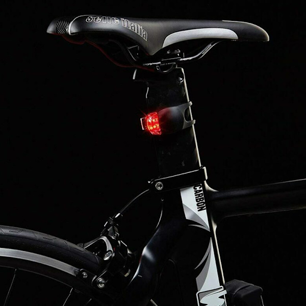 LED Sykkellys Silikon Sykkellys Foran+Bak Sykkellyssett (R