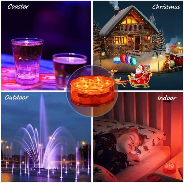 LED Pool Light Submersible Lights, Belysningstid 30-50 timer