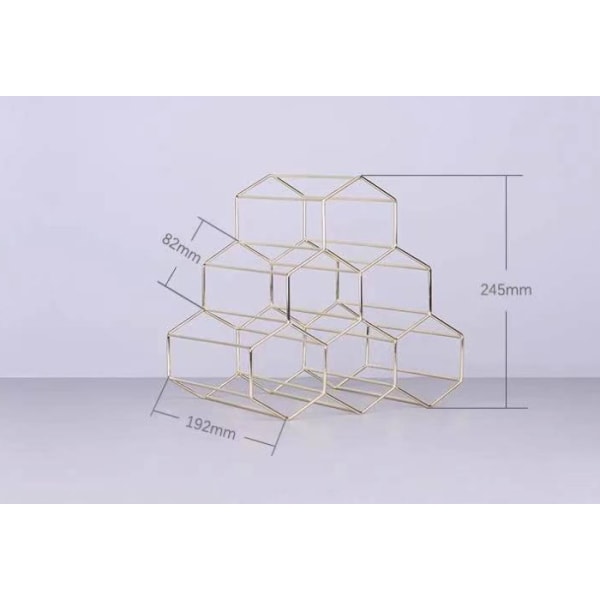 Vinreol Fritstående vinholder, Eksklusiv vin, 6 flasker Coun