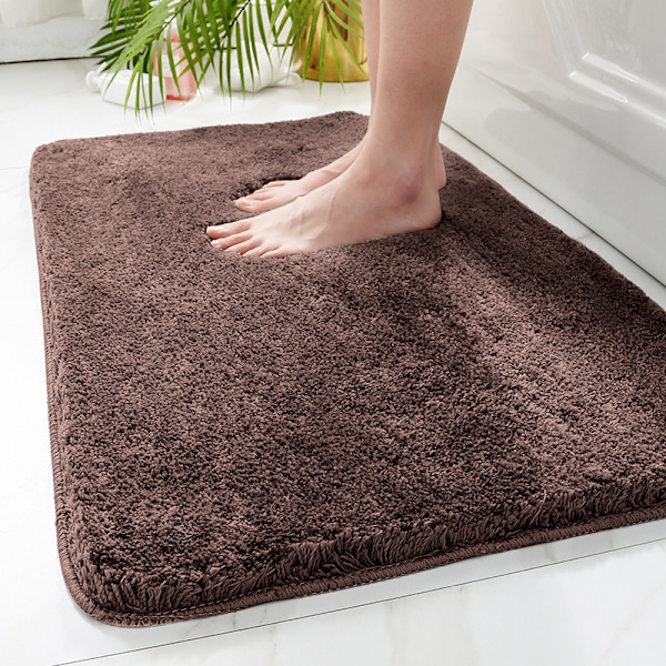 Lava Grå Bademåtte - 40x60cm - til at skabe et Bademåtte Sæt - Non-sl