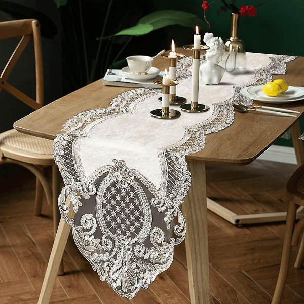 Fleurs velours elegant og chic vaskbar dug til bord