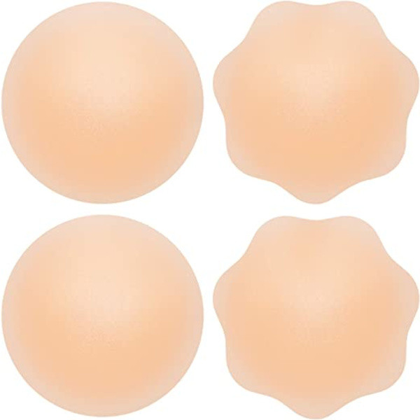 Silikoninen nännipeite rinta terälehdet - 2 paria - Peittää naisille