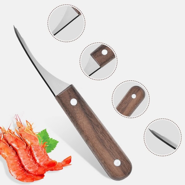 3 stk, reke renser, rekefjerner verktøy, reke skreller, reke