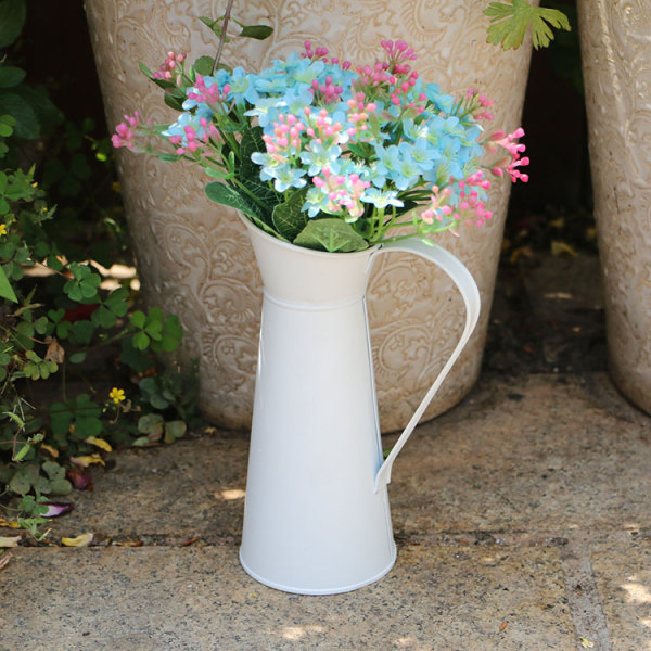 Blå Modern Minimalistisk Järnläder Blomsterarrangemang
