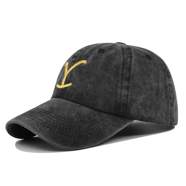 Yellowstone Dutton Ranch Vintage Baseball Cap Justerbar Vasket Distressed Trucker Hat Mænd Kvinder