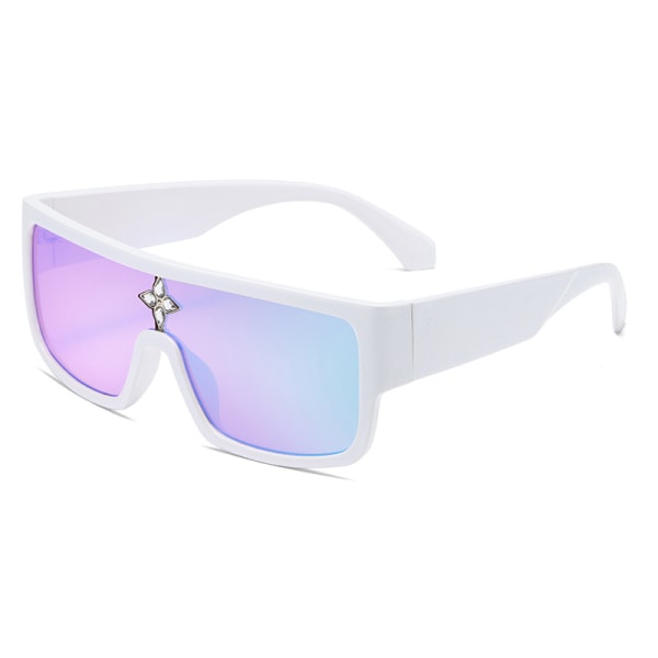Polariserte solbriller (blendende farge), diamantbriller for menn kvinner