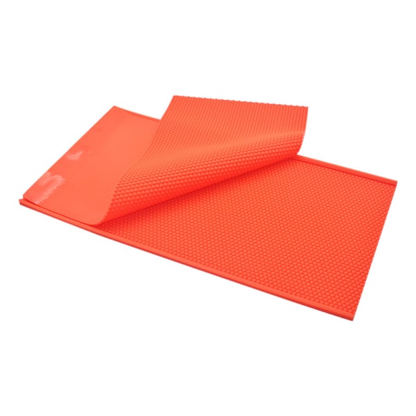 (Orange)Beeswax Sheet Mold, Silicone Flexible Beeswax Sheets, Can