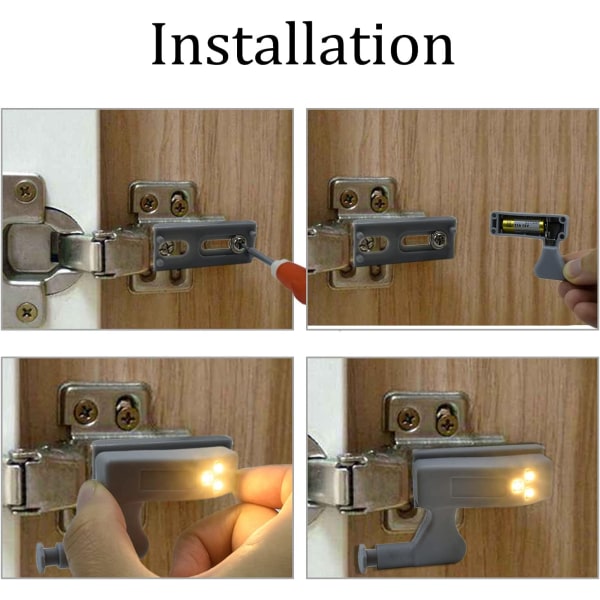 Hengsel LED-sensorlys - Smart Touch Induction-skaplys for
