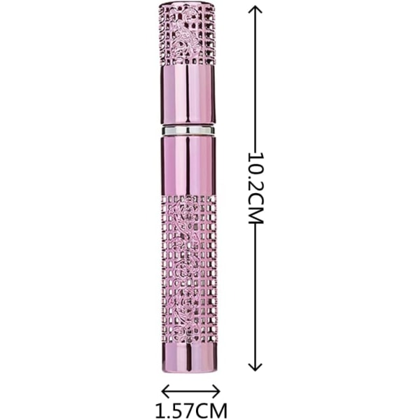 Parfume spray (lyserød) genopfyldelig rejsestørrelse parfumeflaske trave