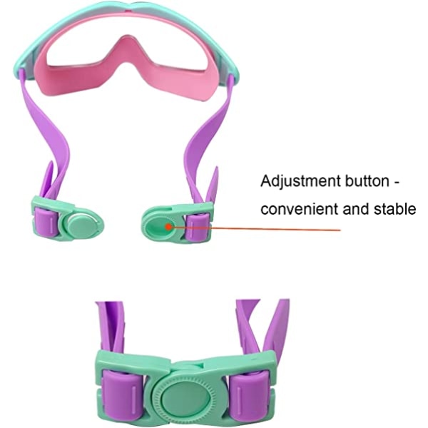 Rosa och blå simglasögon för barn - simmask för pojkar