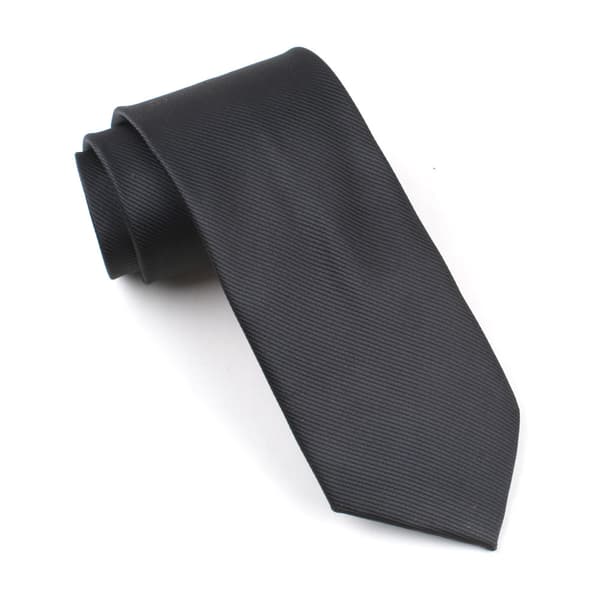 3,15-tommer ensfarvet slips til mænd (8 cm)
